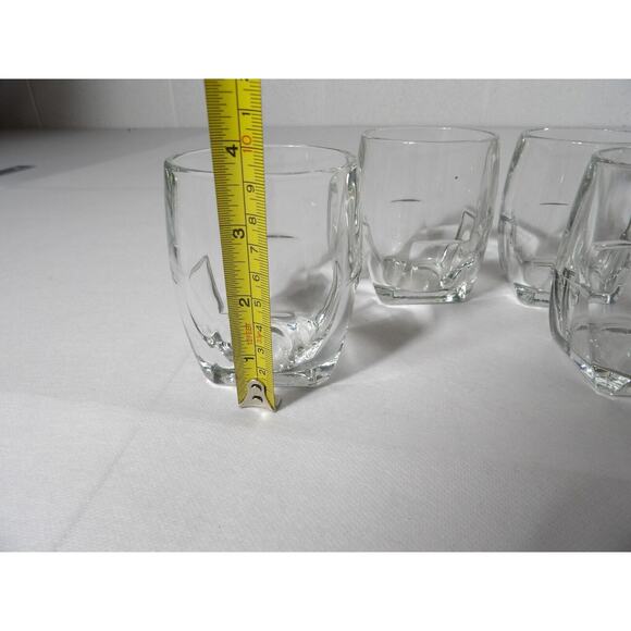Libbey Duratuff Quantum 8 Oz Glasses Double Old Fashioned 15694 Square Base (4) - Picture 5 of 7